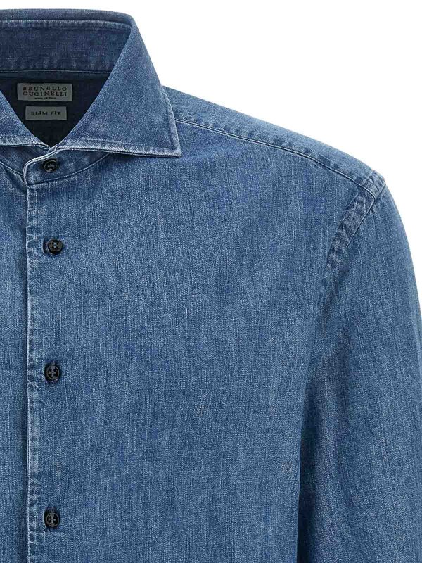 The Best Shops BRUNELLO CUCINELLI: Hemden - Hemd - Blau