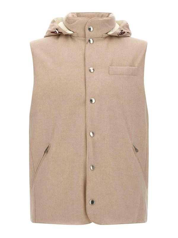 BRUNELLO CUCINELLI: ベスト - ベスト - ベージュ