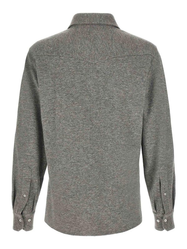 BRUNELLO CUCINELLI: Camisas online - Camisa - Gris