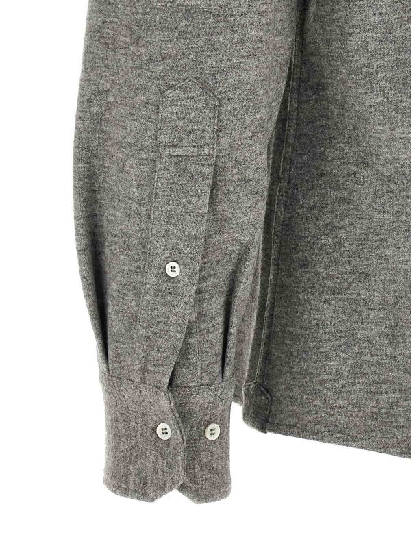 Camisa - Gris shop online: BRUNELLO CUCINELLI