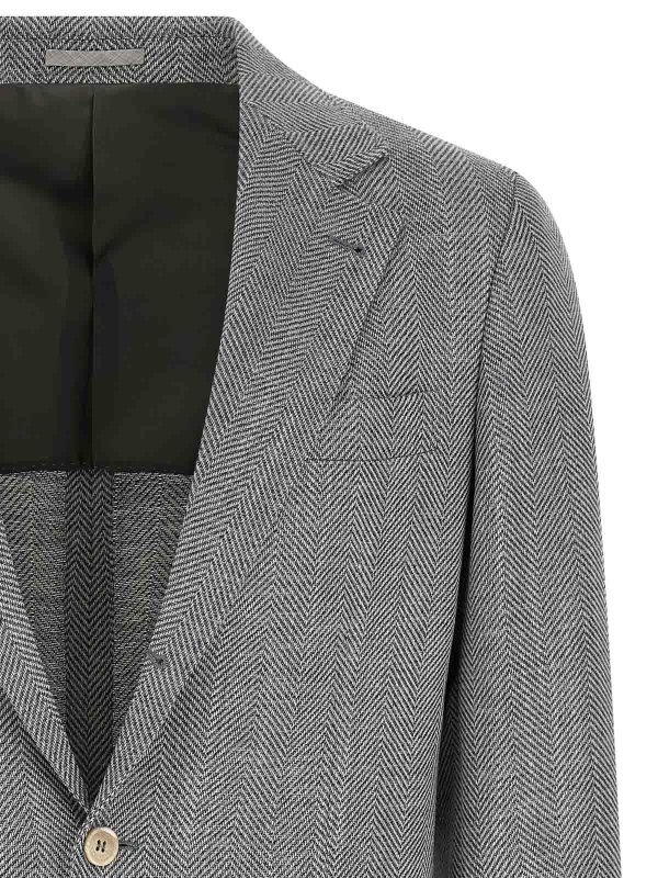The Best Shops BRUNELLO CUCINELLI: ブレザー - ブレザー - グレー