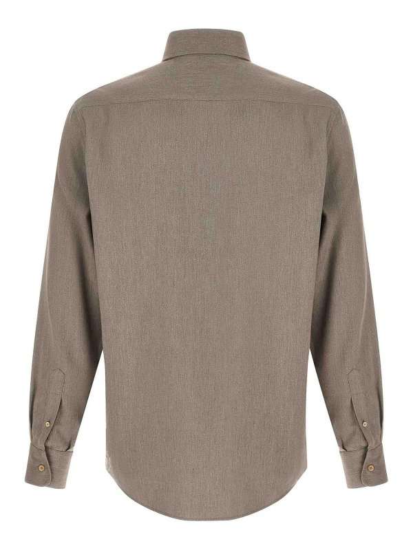 BRUNELLO CUCINELLI: シャツ online - シャツ - グレー