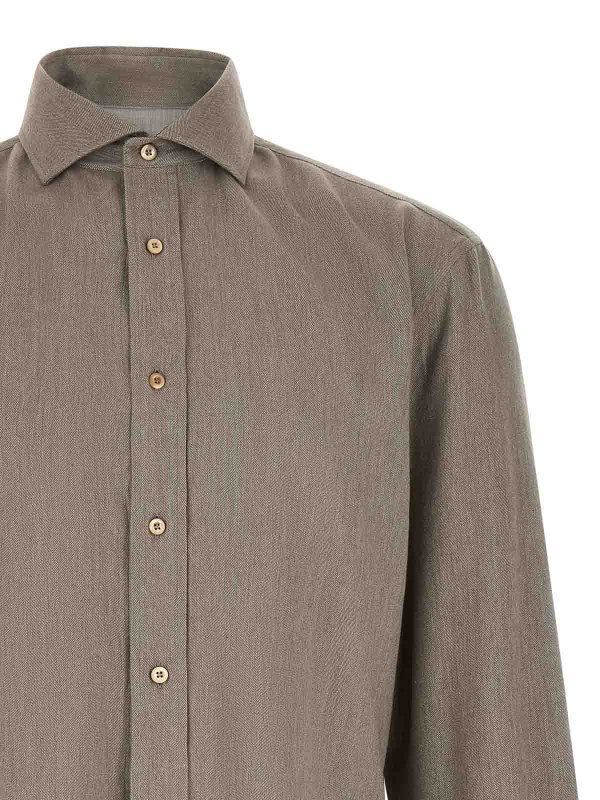 The Best Shops BRUNELLO CUCINELLI: シャツ - シャツ - グレー