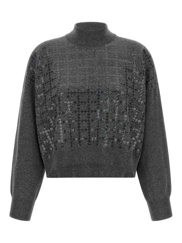 BRUNELLO CUCINELLI: クルーネック - クルーネック - グレー
