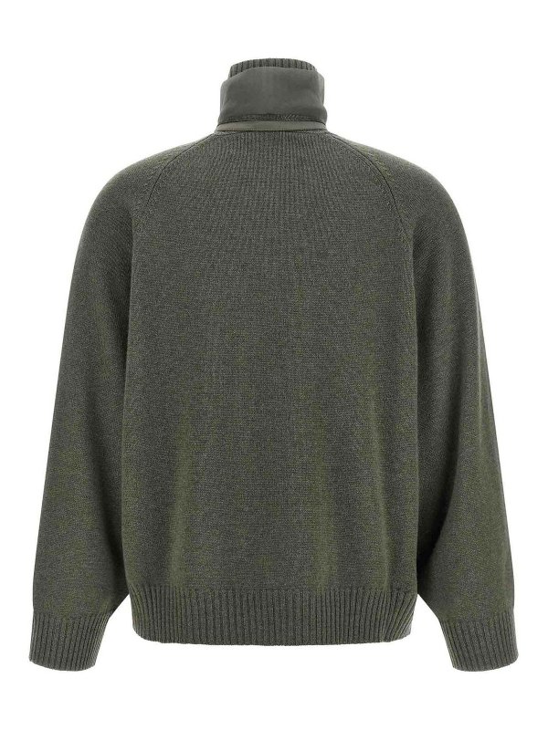 BRUNELLO CUCINELLI: Strickpullover mit Rundhalsausschnitt online - Rundhalspullover - Grün