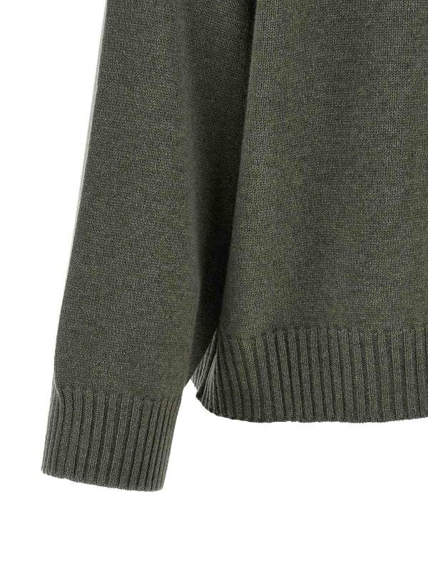 Rundhalspullover - Grün shop online: BRUNELLO CUCINELLI