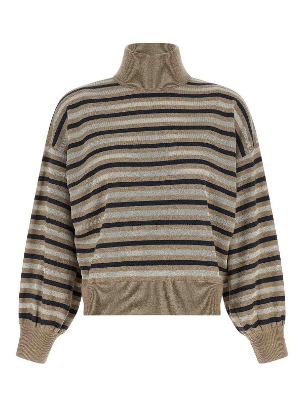 BRUNELLO CUCINELLI: クルーネック - クルーネック - マルチカラー
