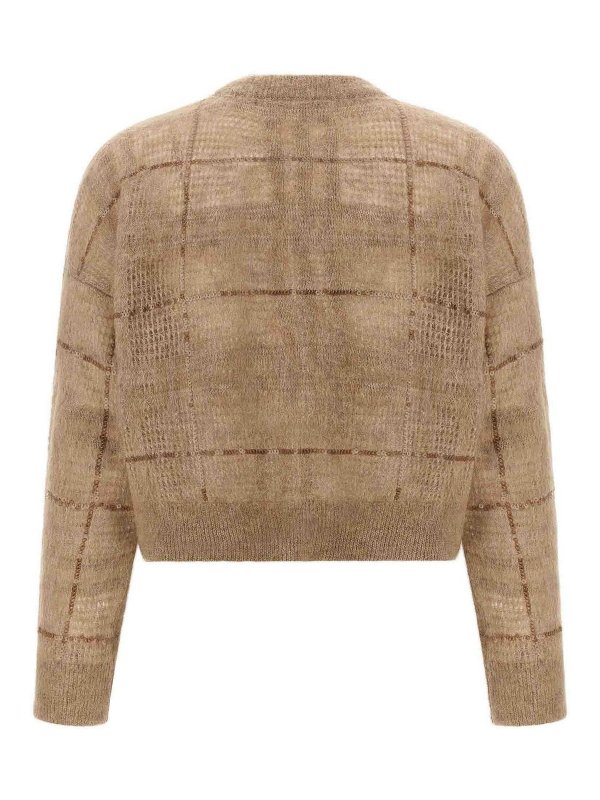 BRUNELLO CUCINELLI: クルーネック online - クルーネック - ベージュ