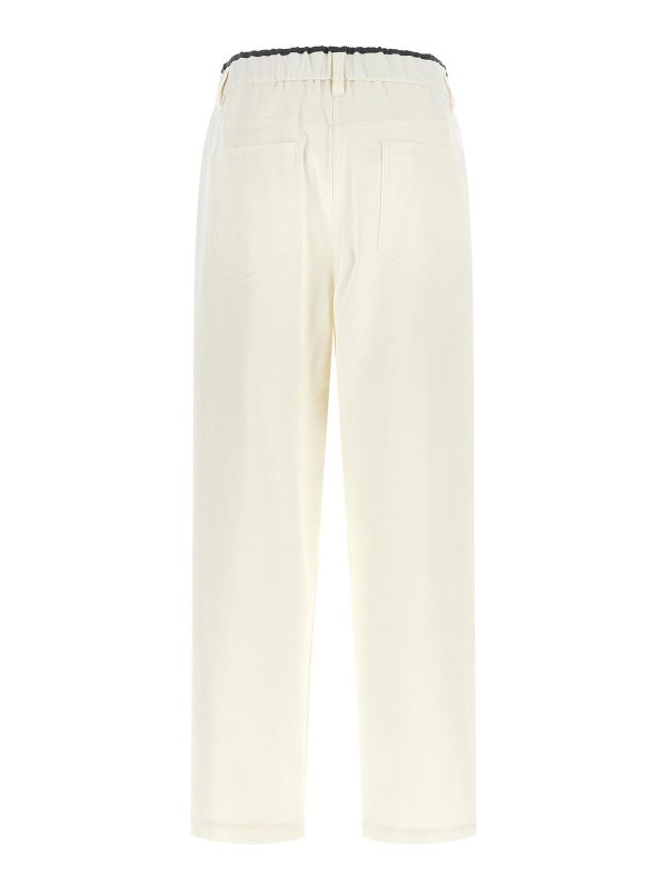 BRUNELLO CUCINELLI: カジュアルトラウザー online - カジュアルパンツ - 白
