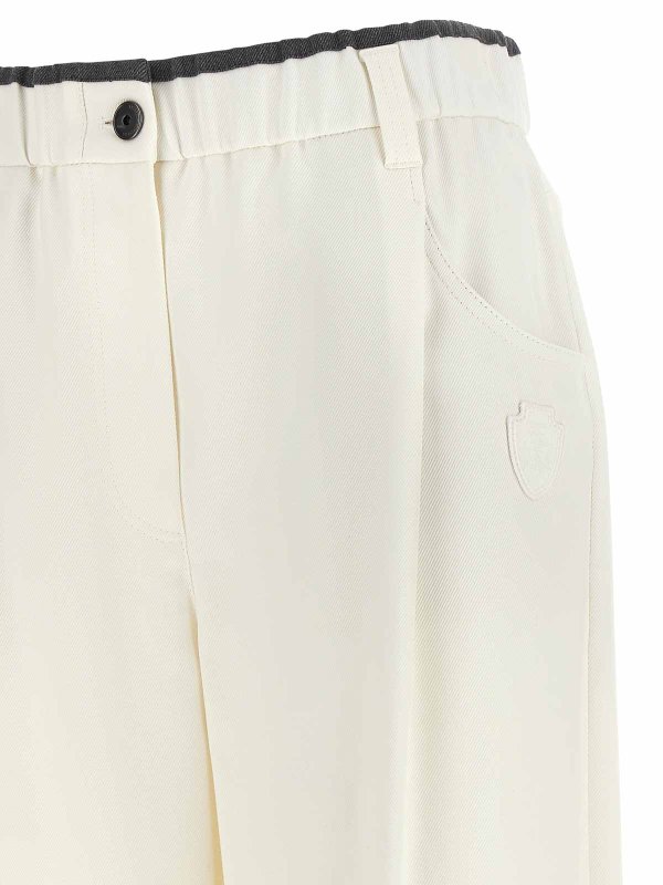 The Best Shops BRUNELLO CUCINELLI: カジュアルトラウザー - カジュアルパンツ - 白
