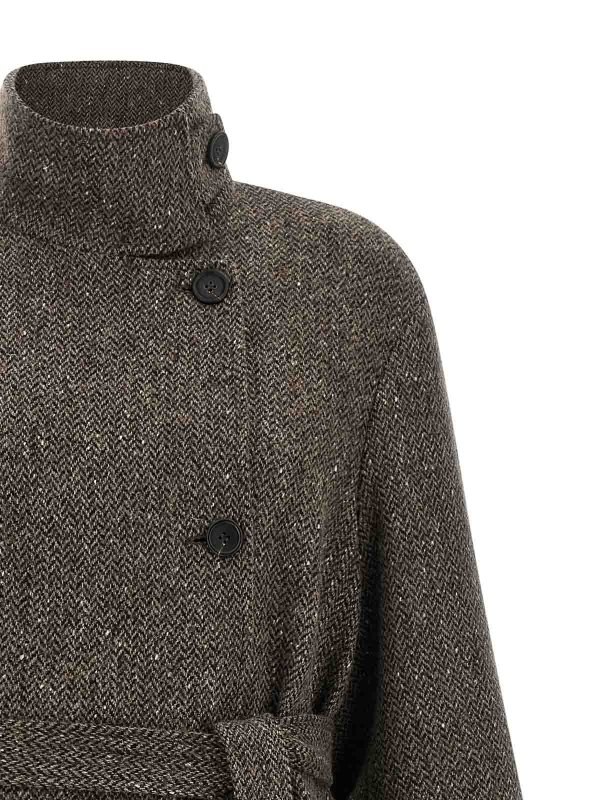 The Best Shops BRUNELLO CUCINELLI: トレンチコート - トレンチコート - Sparkling