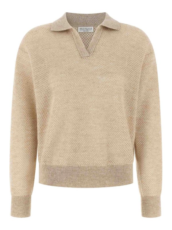 BRUNELLO CUCINELLI: ポロシャツ - ポロシャツ - 金