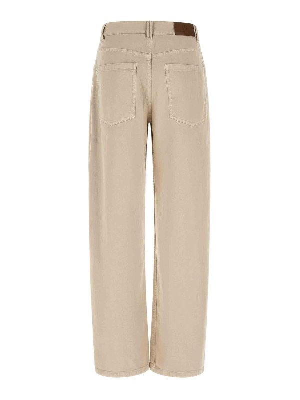 BRUNELLO CUCINELLI: ストレートジーンズ online - ストレートジーンズ - ベージュ