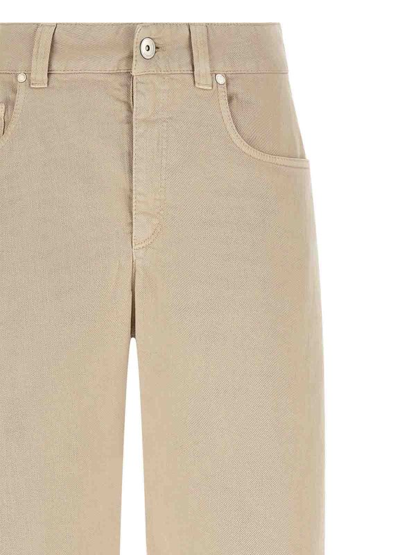 The Best Shops BRUNELLO CUCINELLI: ストレートジーンズ - ストレートジーンズ - ベージュ