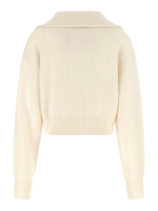 COPERNI: Strickpullover mit Rundhalsausschnitt online - Rundhalspullover - Weiß