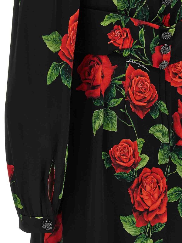 膝丈ドレス - Rose shop online: DOLCE & GABBANA