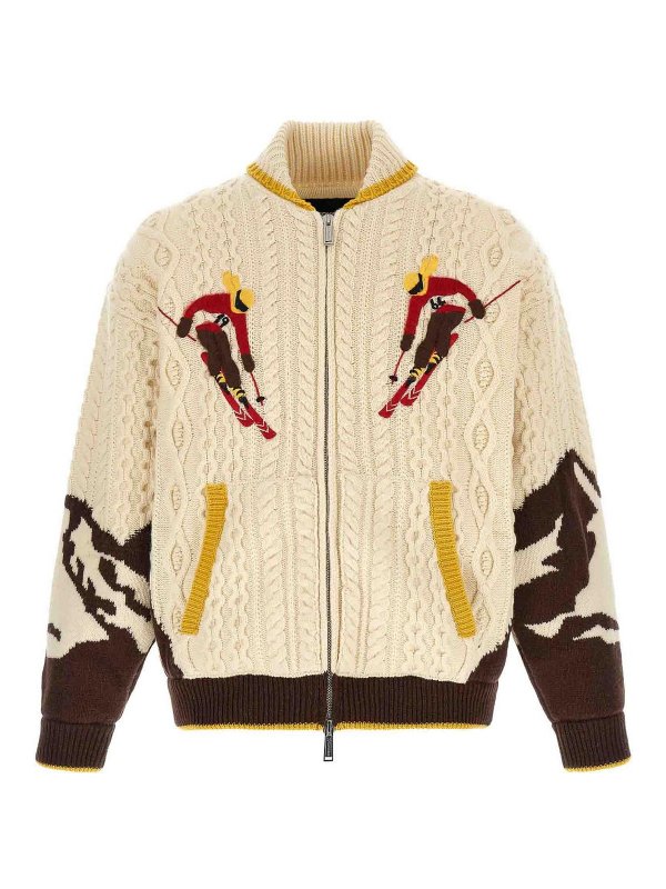 DSQUARED2: cardigan - Cardigan multicolore