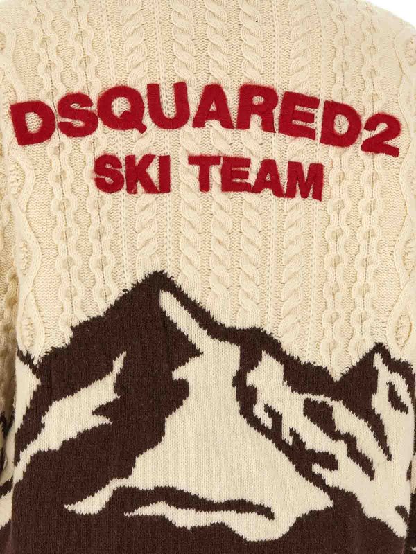 Cardigan multicolore shop online: DSQUARED2