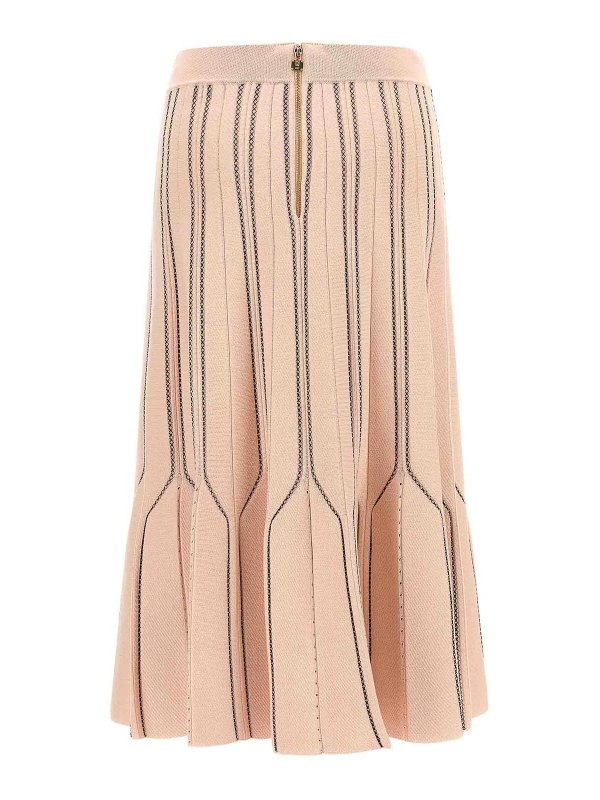 ELISABETTA FRANCHI: ニーレングススカート＆ミディ丈 online - 膝丈/ミディスカート - ヌードカラー