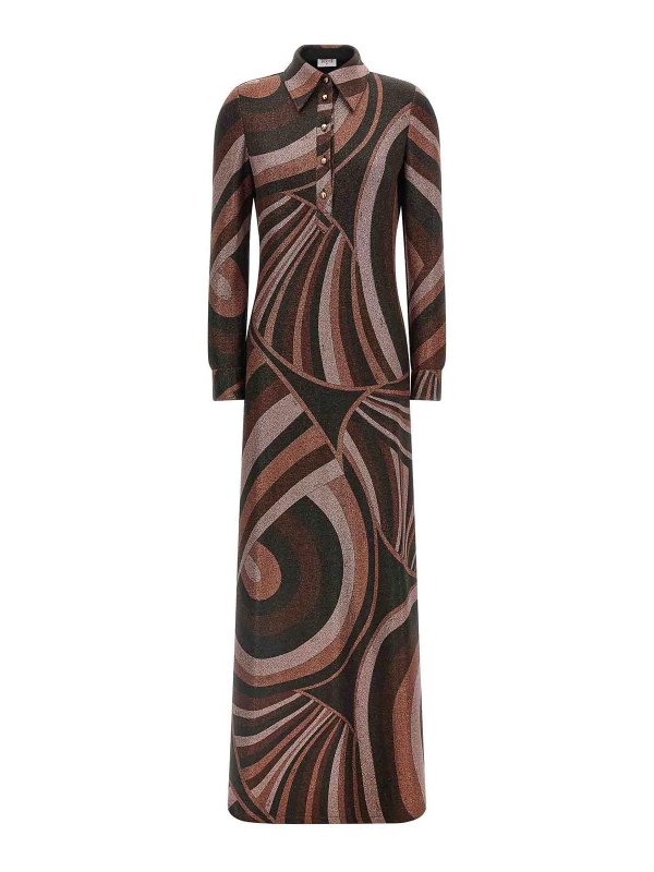 EMILIO PUCCI: ニーレングスドレス - 膝丈ドレス - Iride