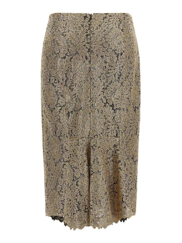 ERMANNO SCERVINO: ニーレングススカート＆ミディ丈 online - 膝丈/ミディスカート - 金