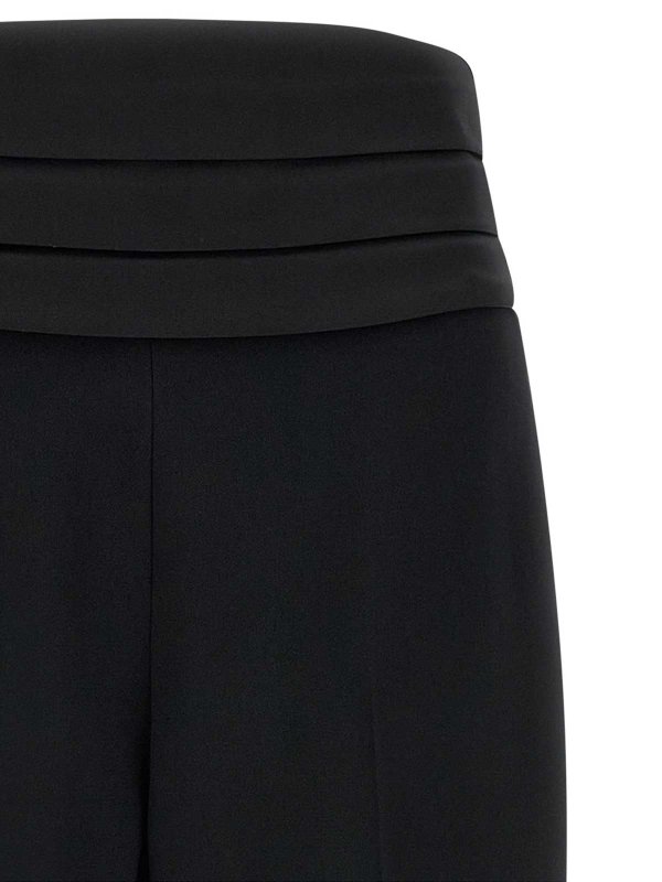The Best Shops ERMANNO SCERVINO: カジュアルトラウザー - カジュアルパンツ - 黒