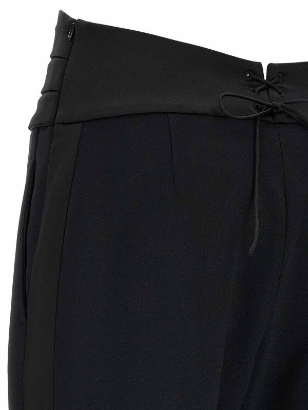 カジュアルパンツ - 黒 shop online: ERMANNO SCERVINO