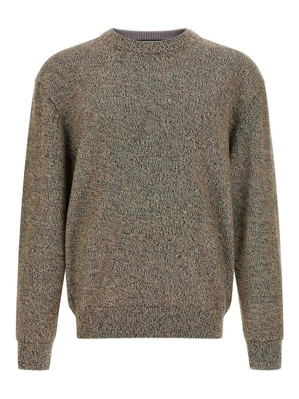 JACQUEMUS: Strickpullover mit Rundhalsausschnitt - Rundhalspullover - Bunt