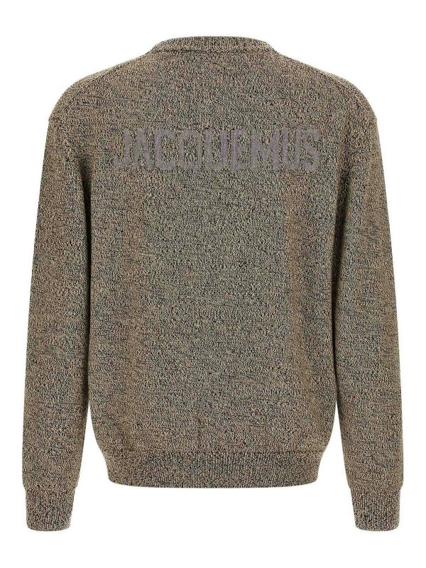 JACQUEMUS: Strickpullover mit Rundhalsausschnitt online - Rundhalspullover - Bunt