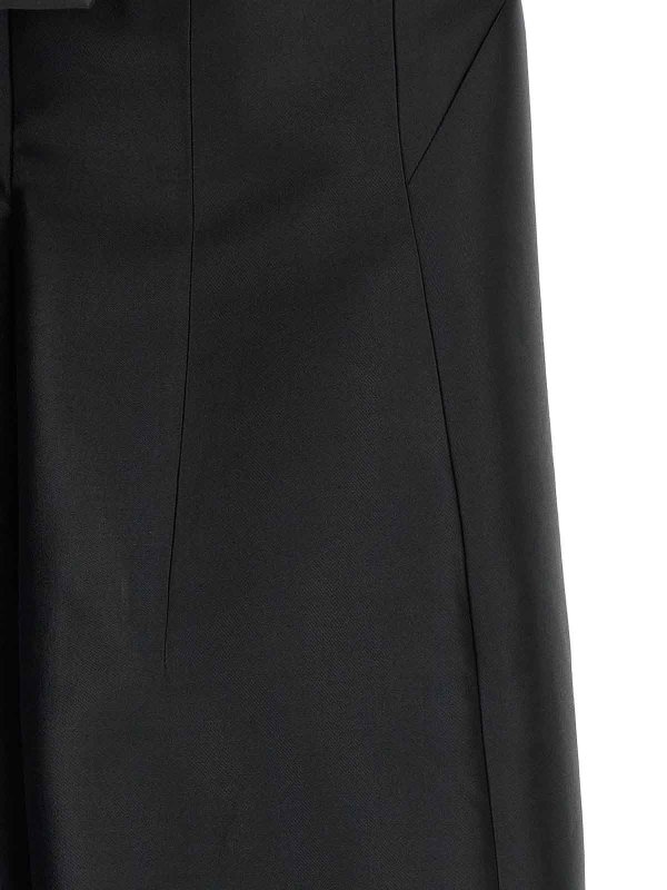 膝丈ドレス - 黒 shop online: JIL SANDER