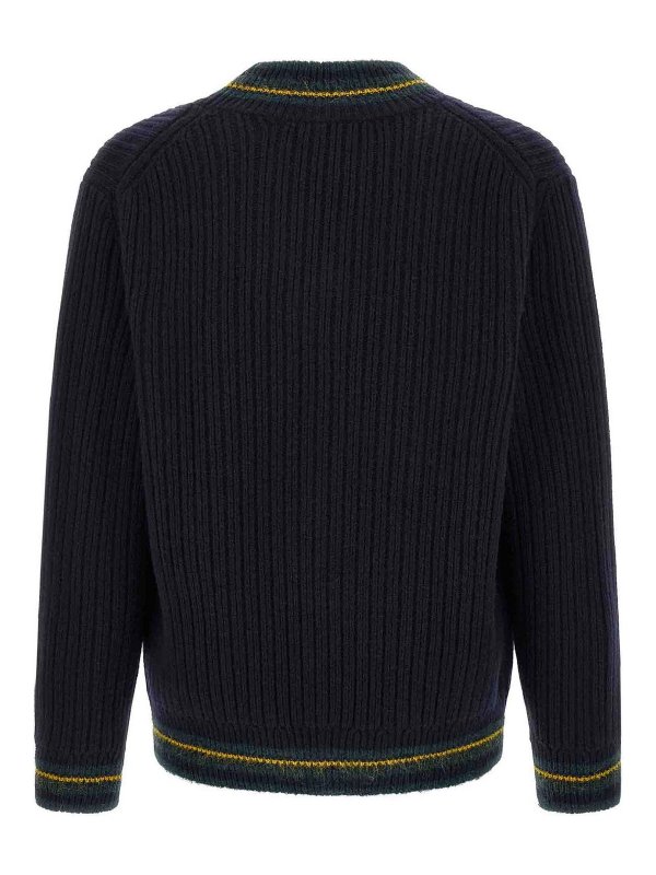 LACOSTE: Strickpullover mit Rundhalsausschnitt online - Rundhalspullover - Blau