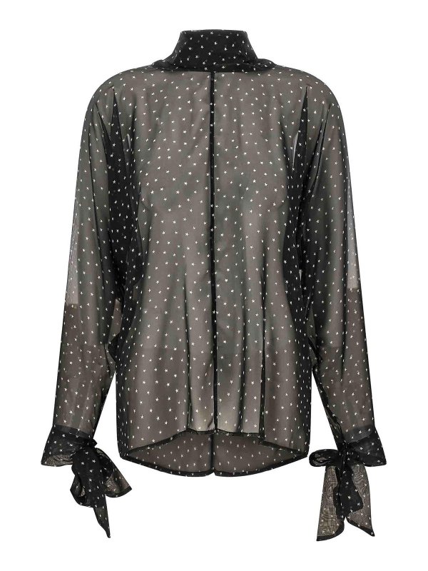 P.A.R.O.S.H.: camicie - Camicia nera Pioggia