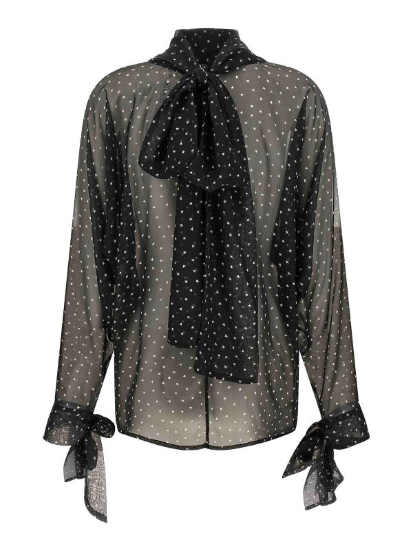 P.A.R.O.S.H.: camicie online - Camicia nera Pioggia