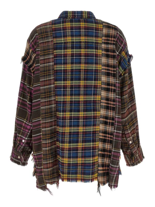 R13: camicie online - Camicia patchwork multicolore