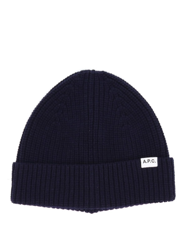 A.P.C.: Mützen - Mütze - Dunkelblau