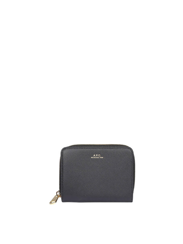 A.P.C.: wallets & purses - Compact Emmanuelle saffiano wallet