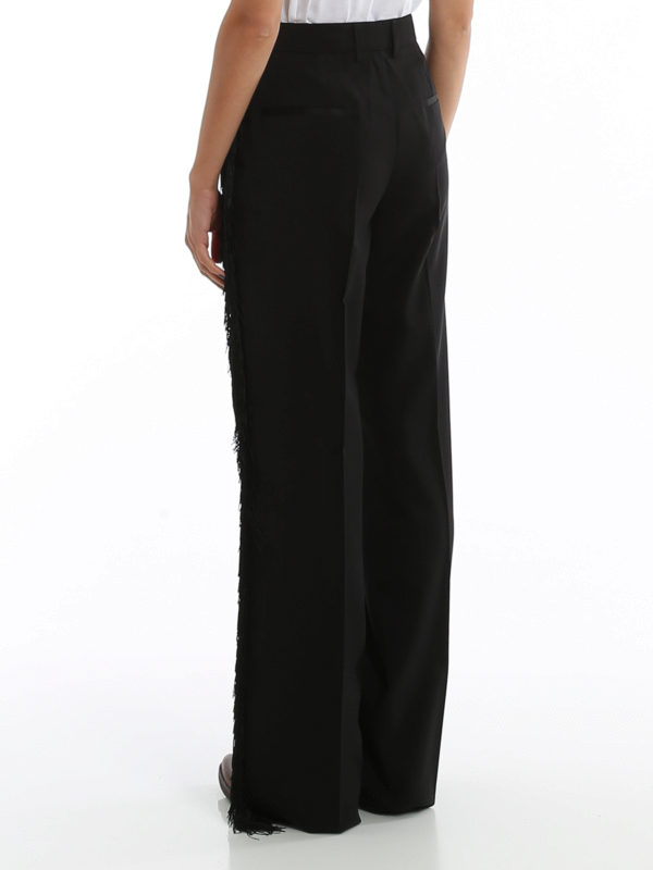 Abigail fringed trousers shop online: GOLDEN GOOSE