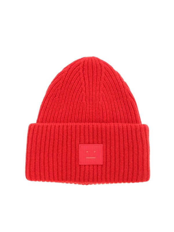 Acne Studios: Chapeaux - Chapeau - Rouge