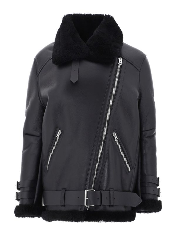 Acne Studios: leather jacket - Velocite leather jacket