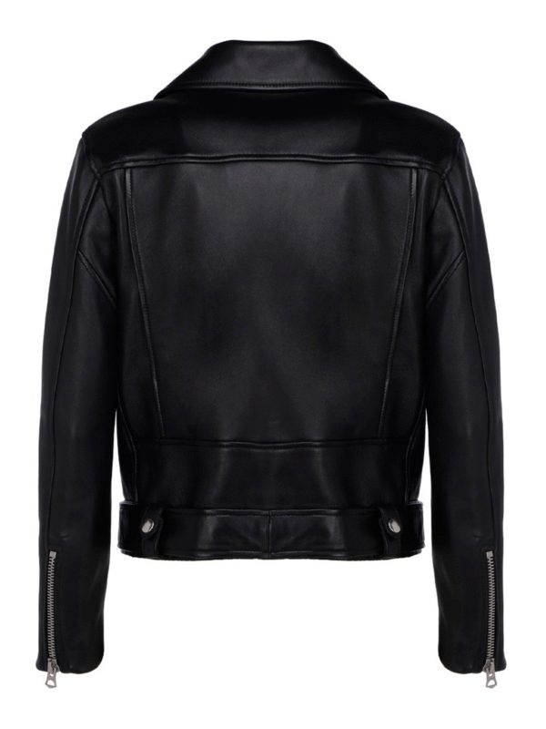 Acne Studios: レザージャケット online - レザージャケット - 黒