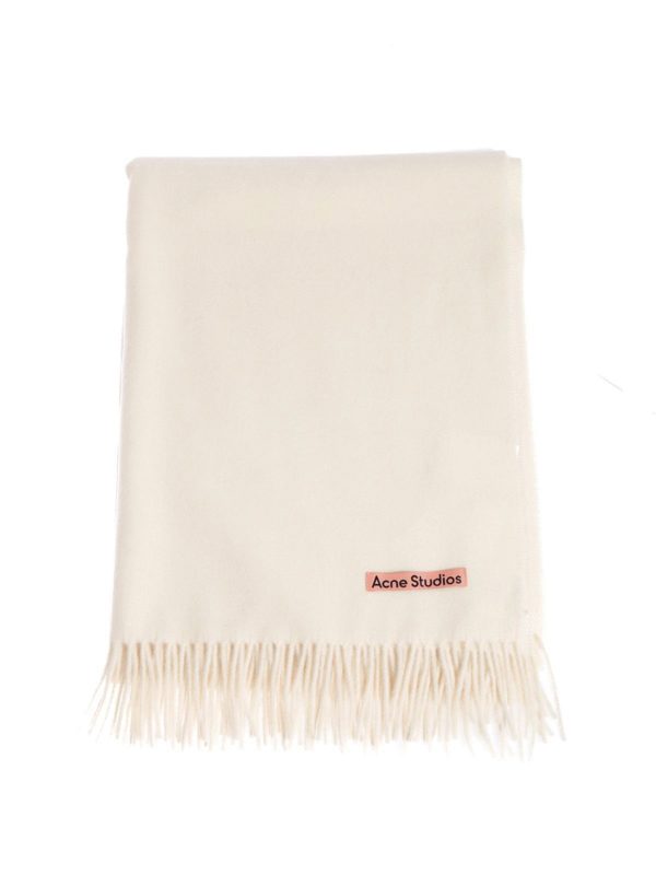 Acne Studios: Écharpes online - Écharpe - Blanc