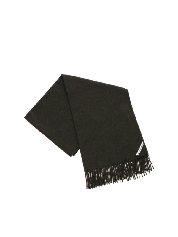 Acne Studios: Bufandas y pañuelos - Bufanda - Verde