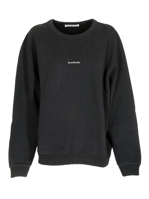 Acne Studios: Sudaderas y suéteres - Sudadera - Negro