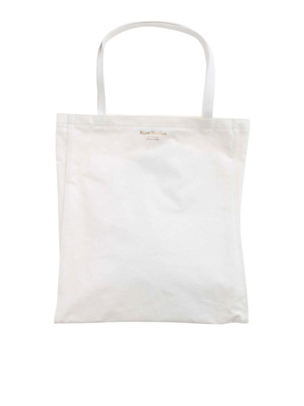 Acne Studios: Handtaschen - Shopper - Weiß