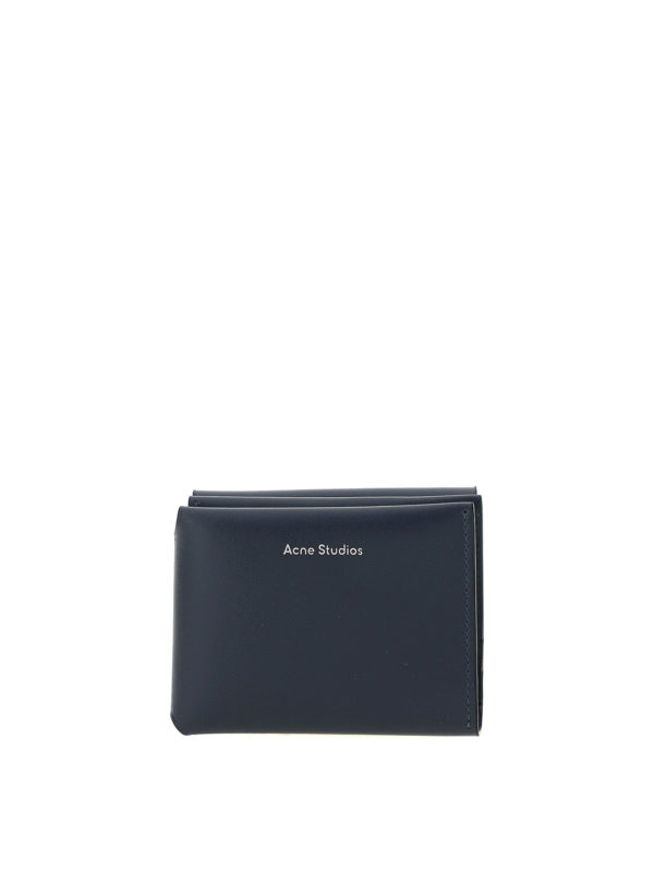Acne Studios: 財布＆ポーチ - 財布 - ダークブルー