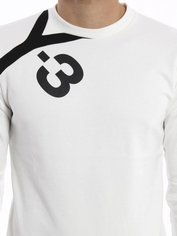 ADIDAS Y-3 buy online Contrasting logo sweatshirt