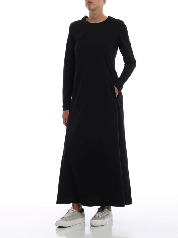 ماکسی Adidas Y-3 - Stacked Logo maxi black dress - DP7703WSTKDLSDRESS