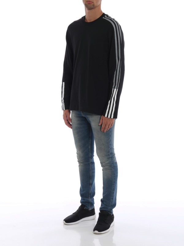 ADIDAS Y-3: Tシャツ online - Tシャツ - 3-Stripes Tee