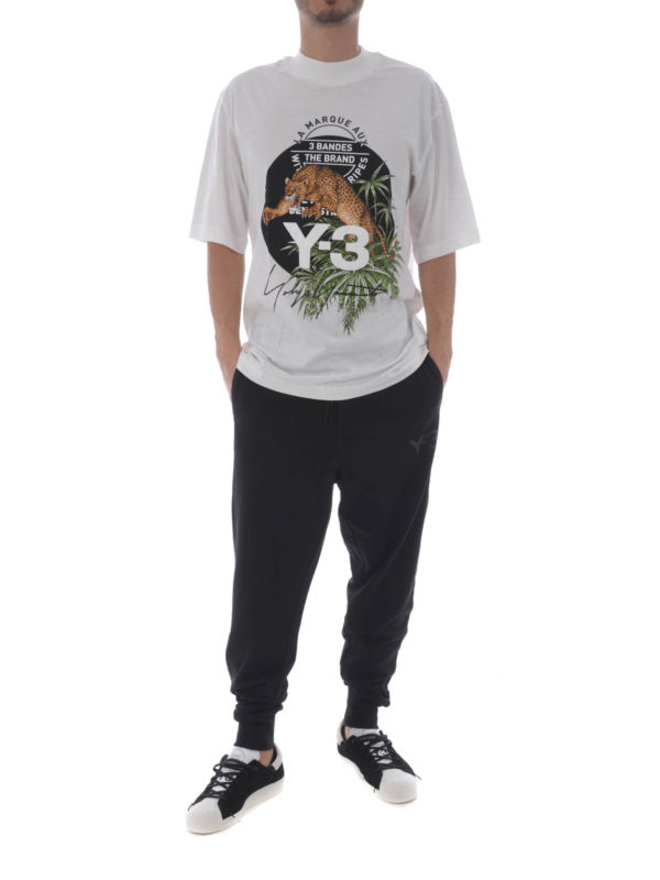 ADIDAS Y-3: Camisetas online - Camiseta - Leopard