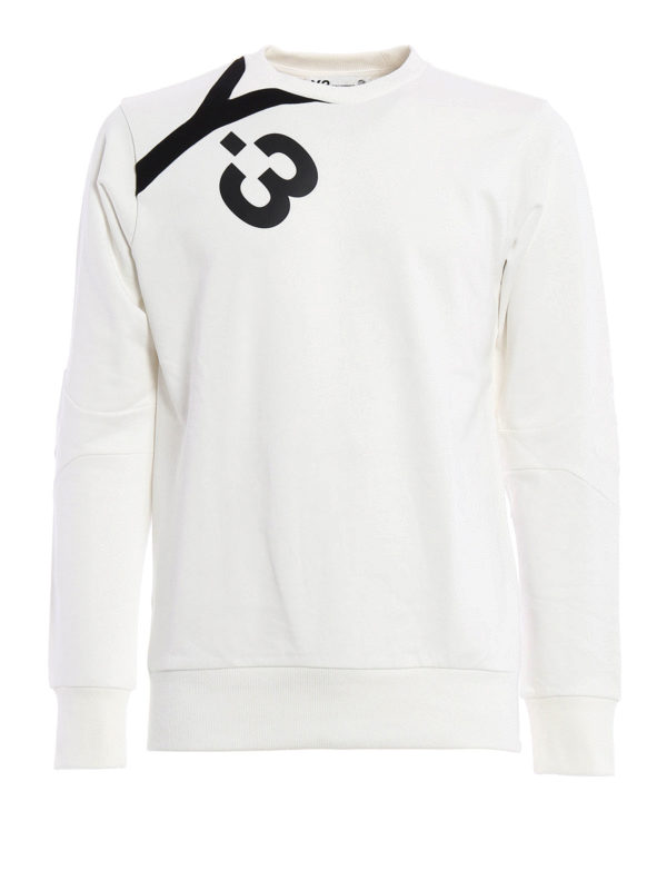 ADIDAS Y-3: Sweatshirts & Sweaters - Contrasting logo sweatshirt
